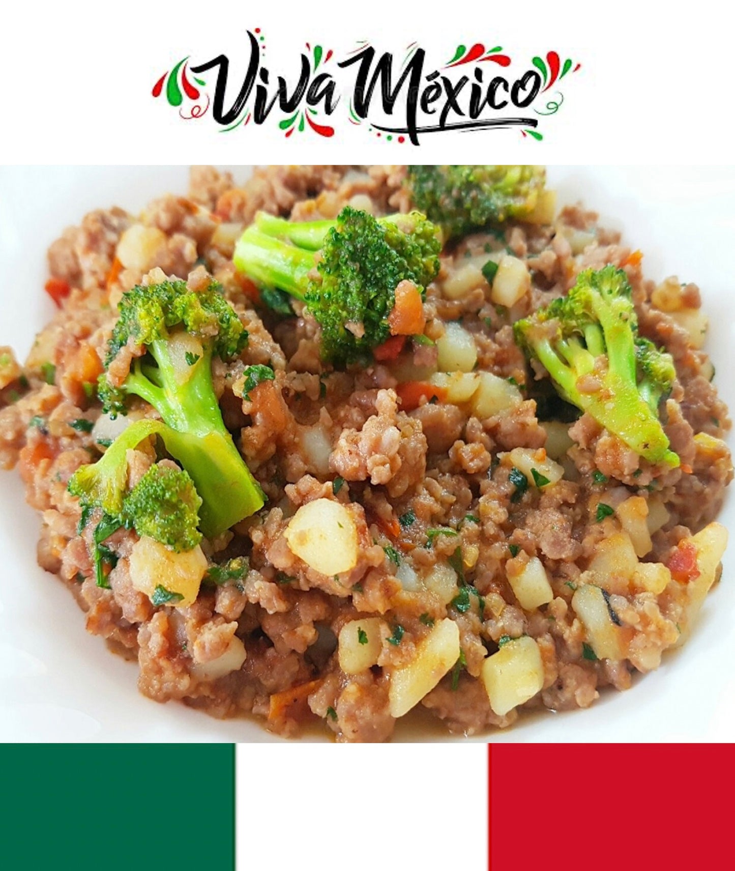 FN005 - Pechuga de Pavo Molida en Salsa Mexicana y Brocoli al Vapor