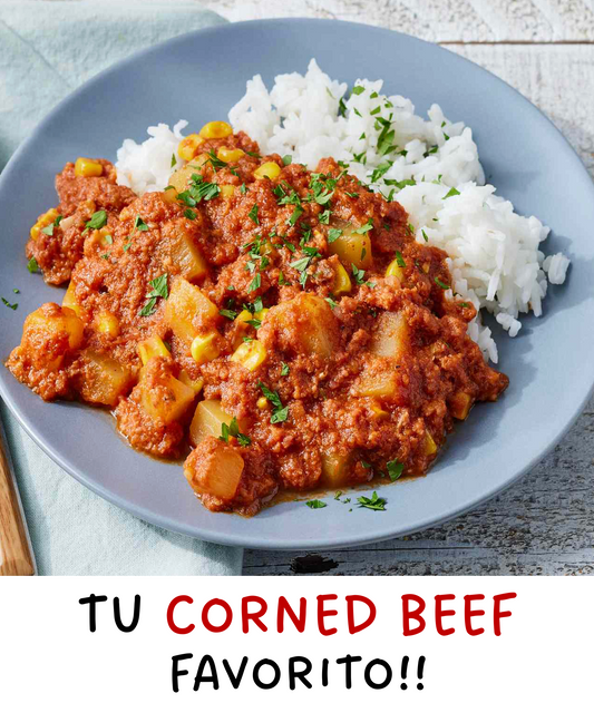 FN011 – Arroz Blanco, Corned Beef y Amarillos