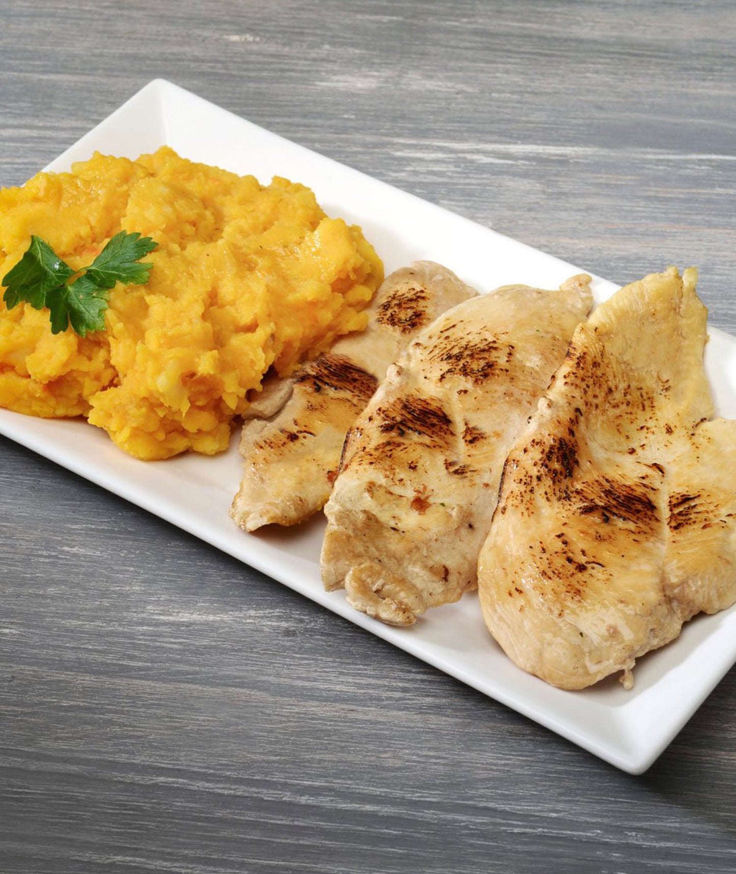 FN038 Majado de Batata con Pechuga a la Plancha