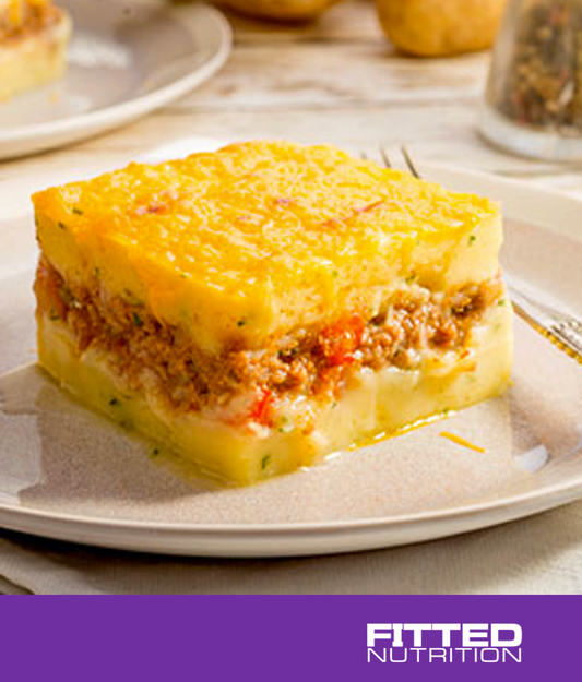 FN064-Pastelón de Papas Relleno de Pavo y Queso Mozarella