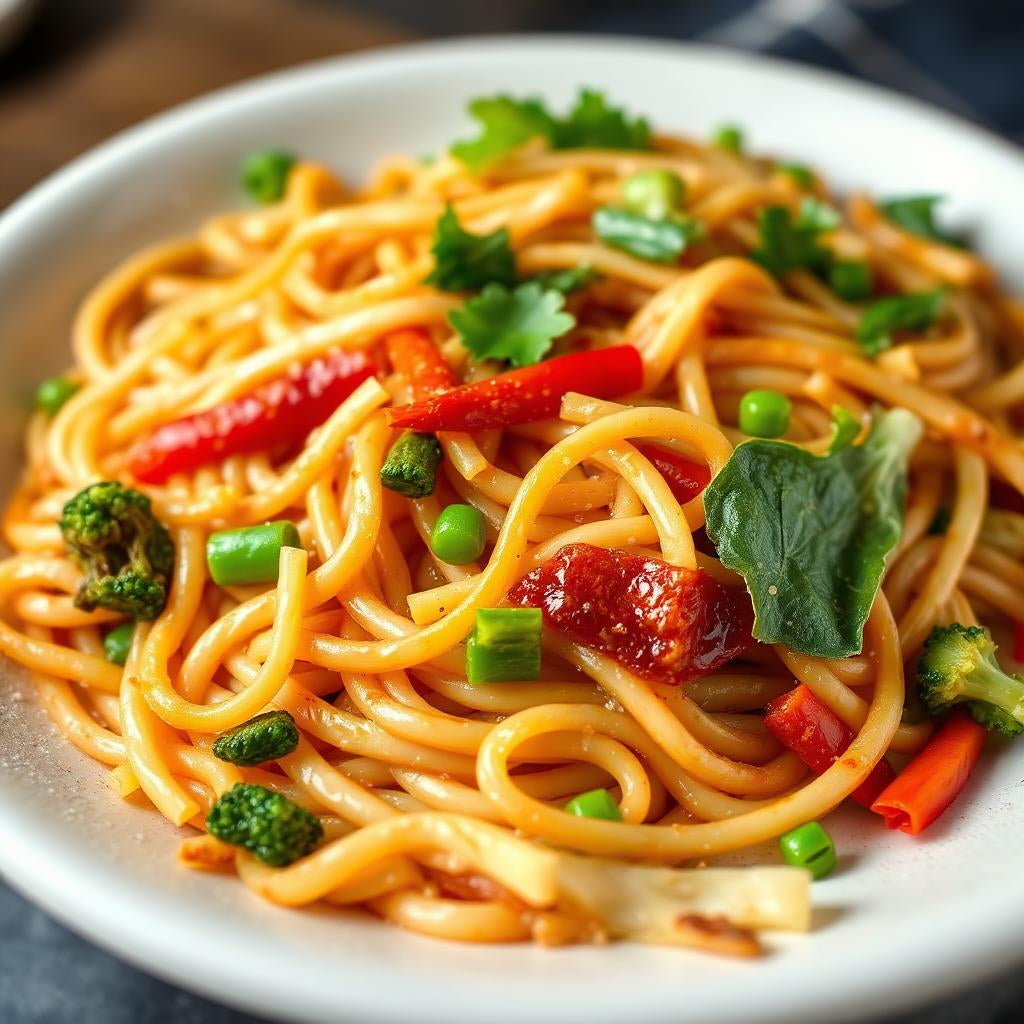 FN069 – Lo Mein de Vegetales