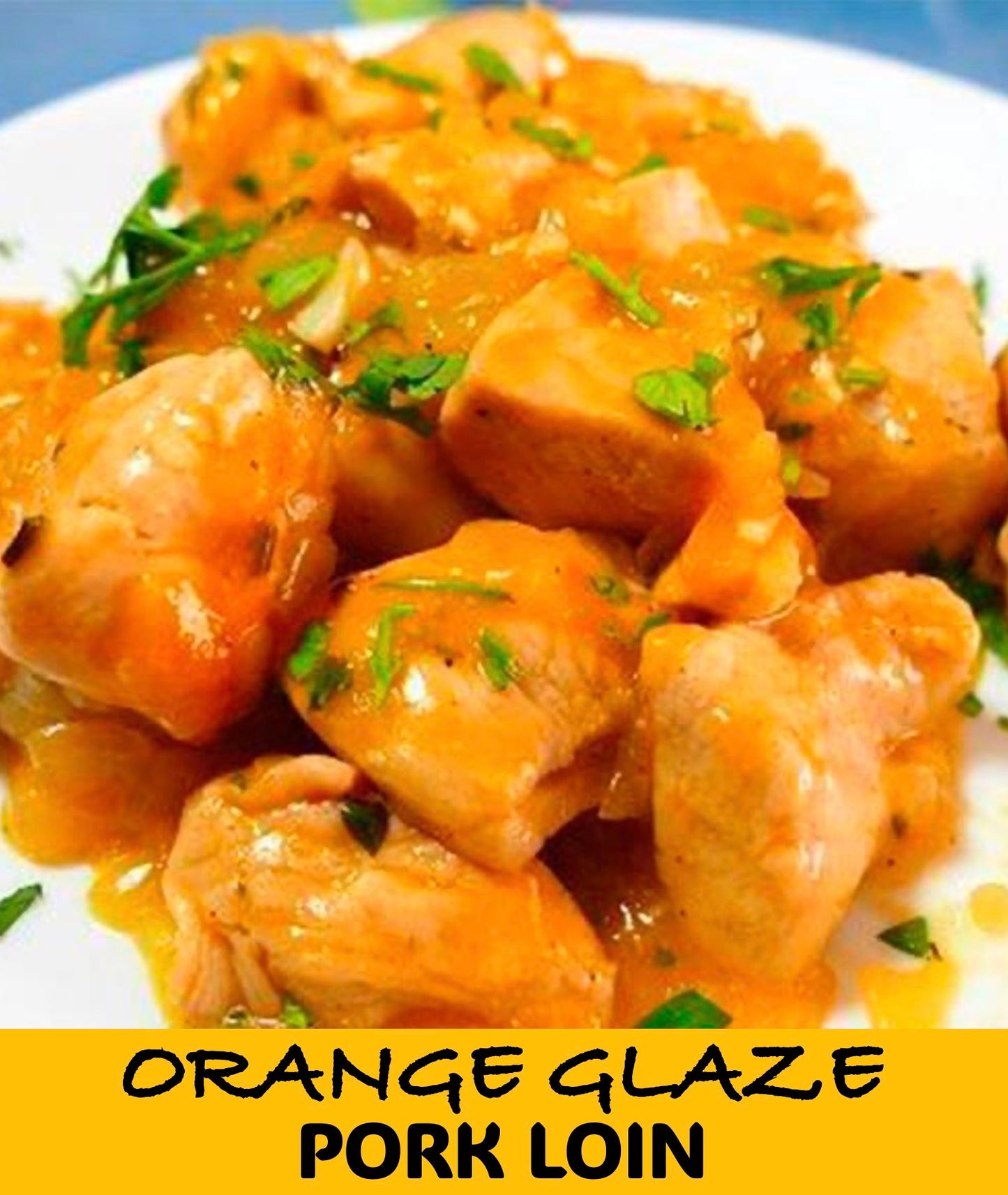 FN104 Lomo en Salsa de Naranja, Arroz con Cebolla y Amarillo