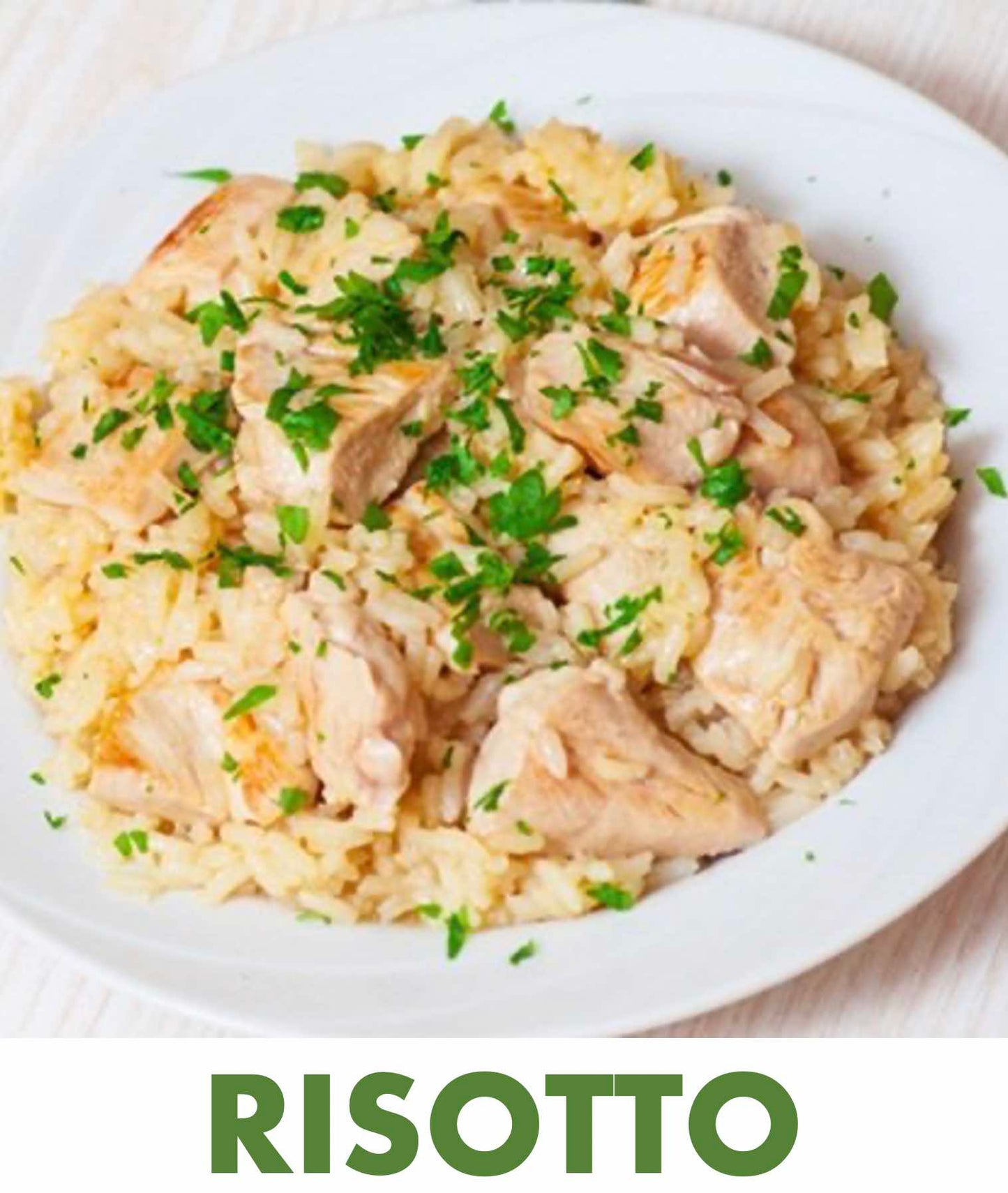 FN131 Risotto con Pollo en Salsa de Cilantro