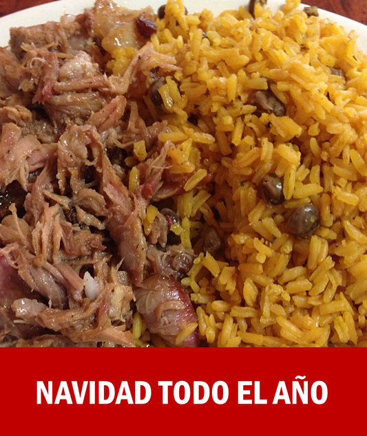 FN185 - Arroz con Gandules, Pernil y Amarillo