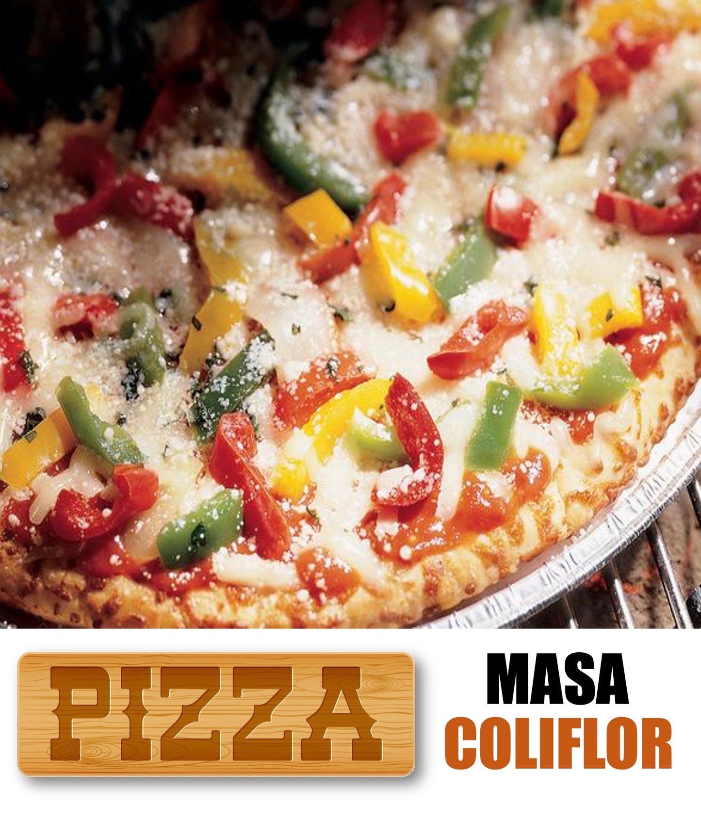 FN187 - Pizza Masa Coliflor 11″ de VEGETALES