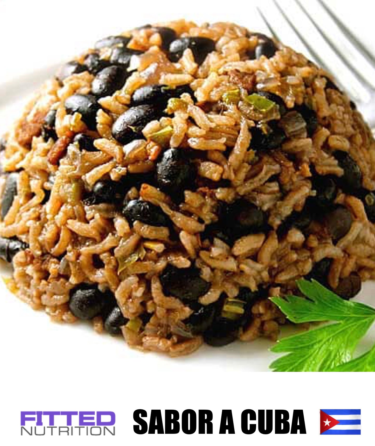 FN230 - Arroz Congri con Amarillos y Pechuga de Pollo en Salsa Criolla