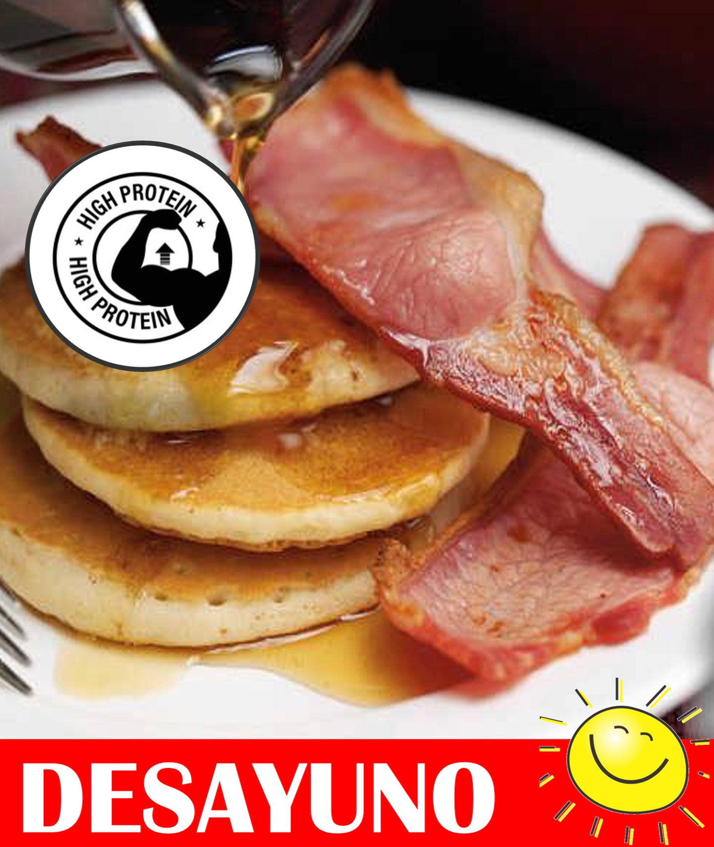 FNB046 - Pan Cakes ALTO EN PROTEINA con Bacon de Pavo!!