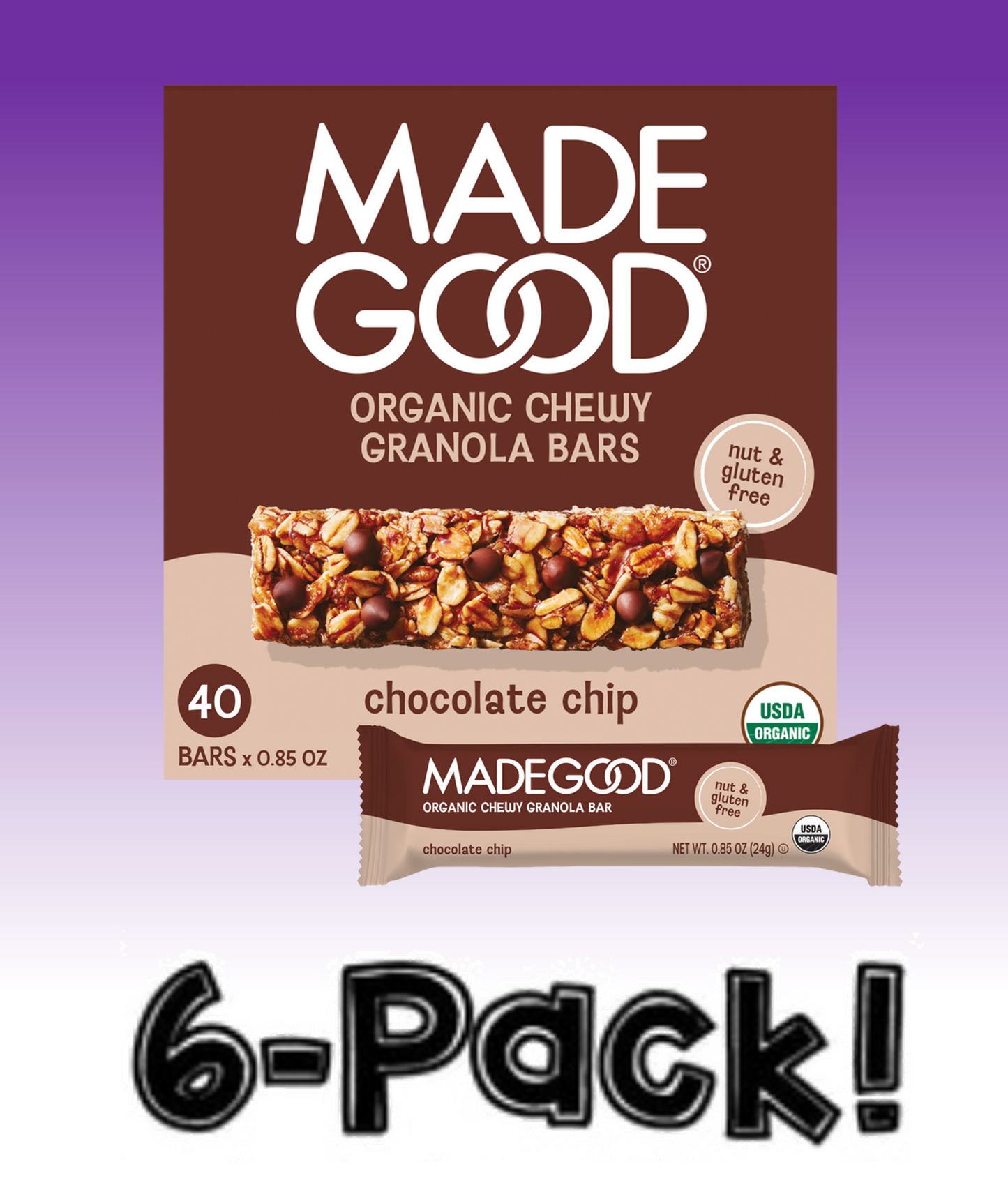 FNS27 - MADE GOOD Organic Chewy Granola Bar