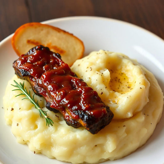 FN127 - Costillas Asadas con Majado de Papa Amarilla