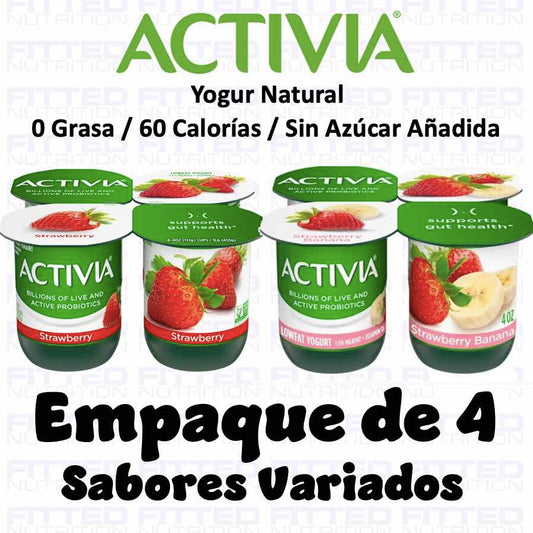 FNS15- Yogur ACTIVIA Libre de Grasa - 4pack