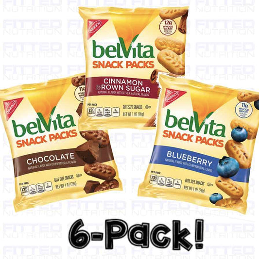 FNS17- BELVITA Snack Pack Cookies - 6 Pack