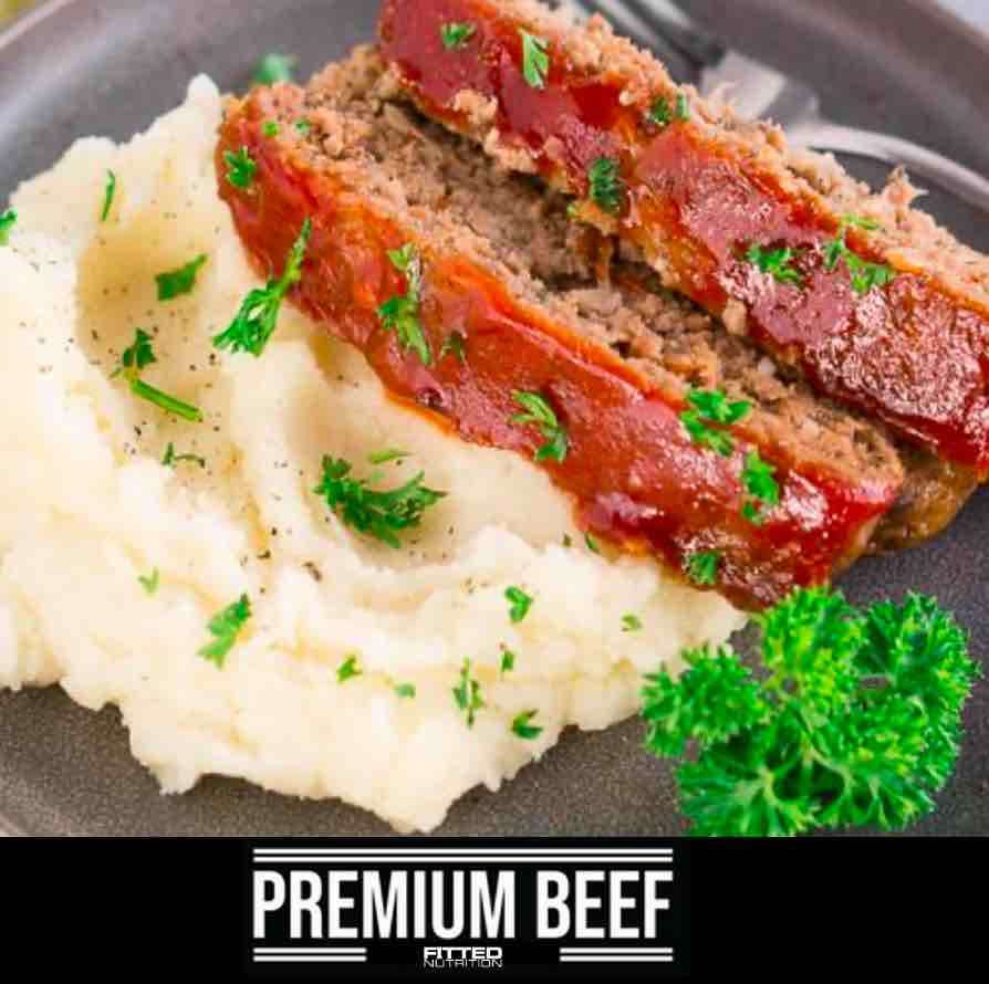 FN129- Meatloaf en Salsa con Majado de Papa Roja