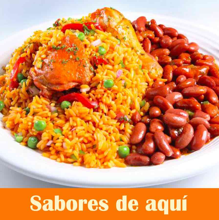FN221 - Arroz con Pollo y Habichuelas Guisadas