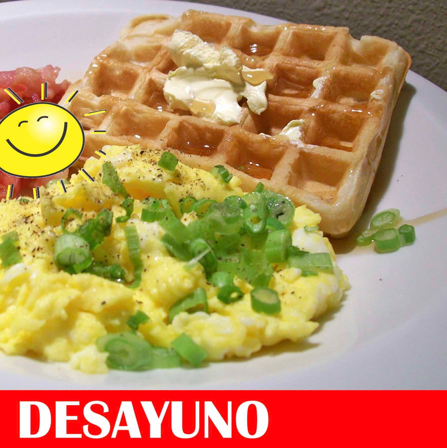 FNB034- Revoltillo Jamon y Vegetales con Waffles
