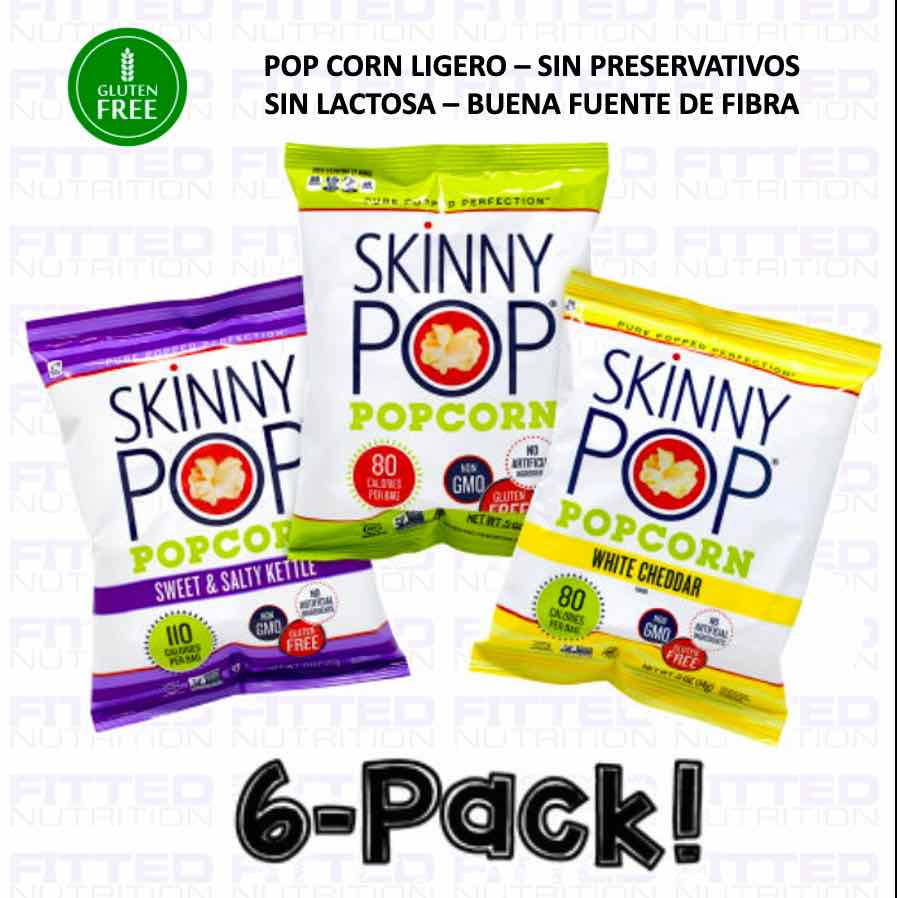 FNS16- SKINNYPOP Popcorn Bajo en Grasa - 6pack