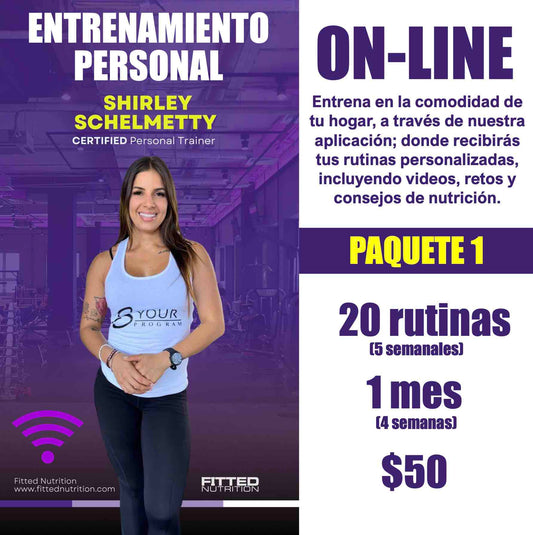 1 MES - Entrenamiento Personal "On Line"