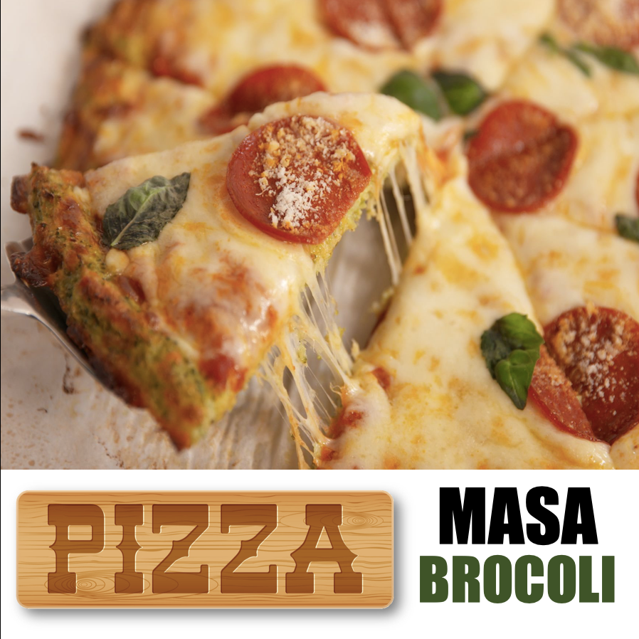 FN189- Pizza de Pepperoni en Masa de Brocoli
