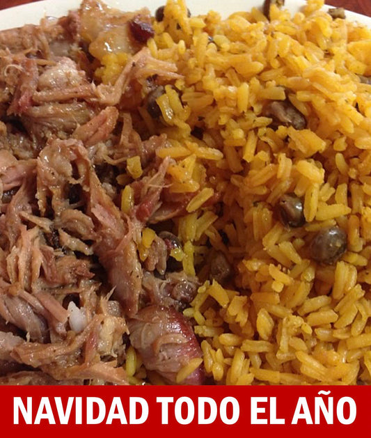 FN185 - Arroz con Gandules, Pernil y Amarillo