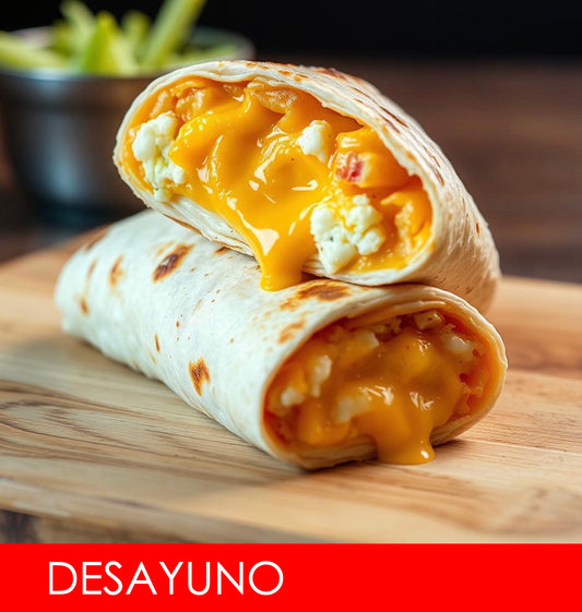 FNB042 - Breakfast Burrito de Revoltillo de Queso