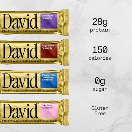 FNS33- DAVID PROTEIN BAR - 3 PACK
