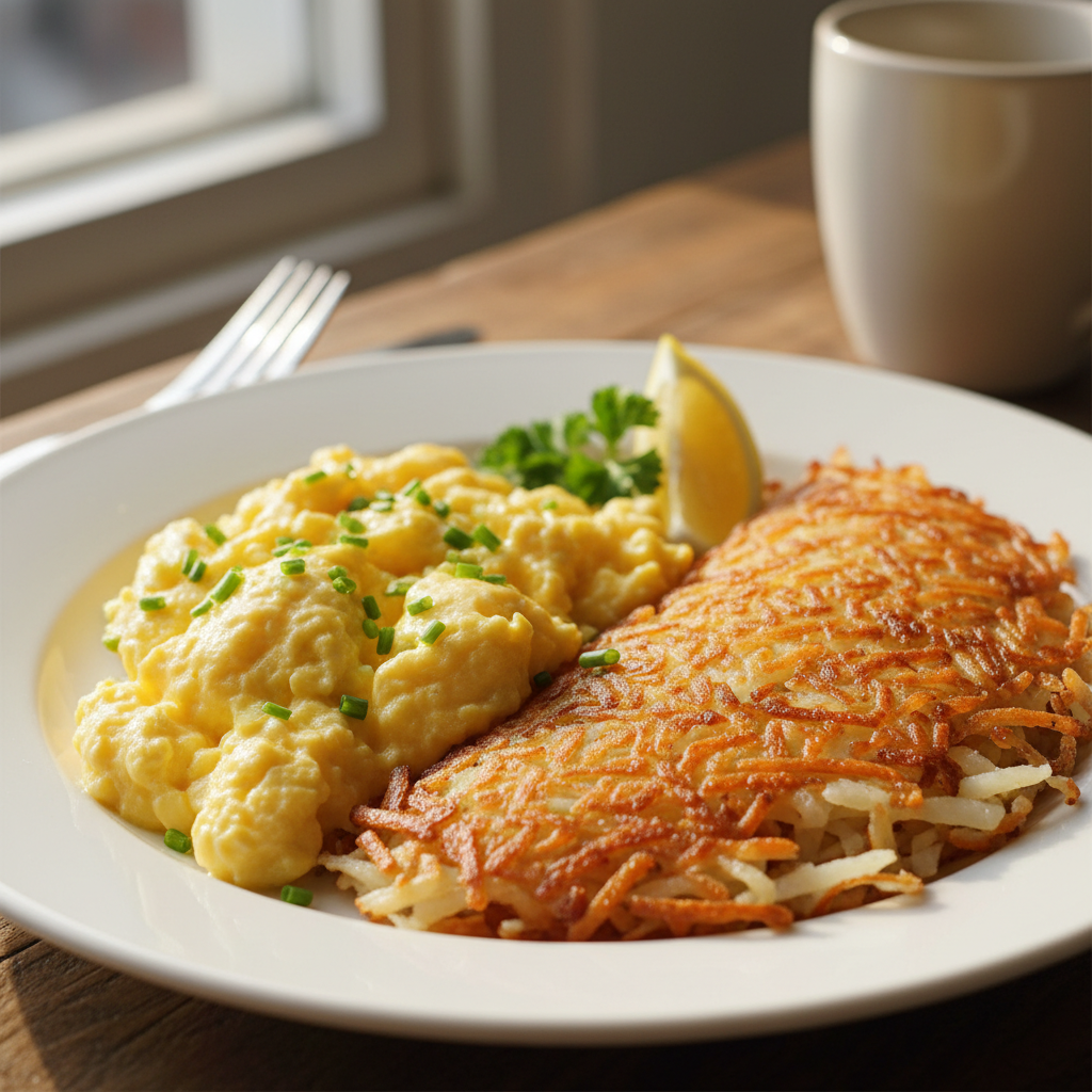 FNB038 - Revoltillo de Pavo y Queso con Hashbrowns