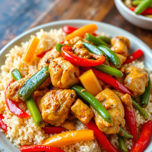 FN130 - Arroz Chino y Pepper Pollo