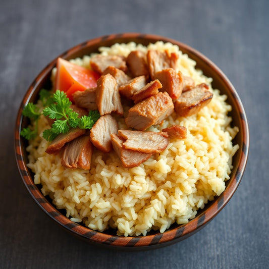 FN140 - Arroz Guisado, Pernil y Amarillos