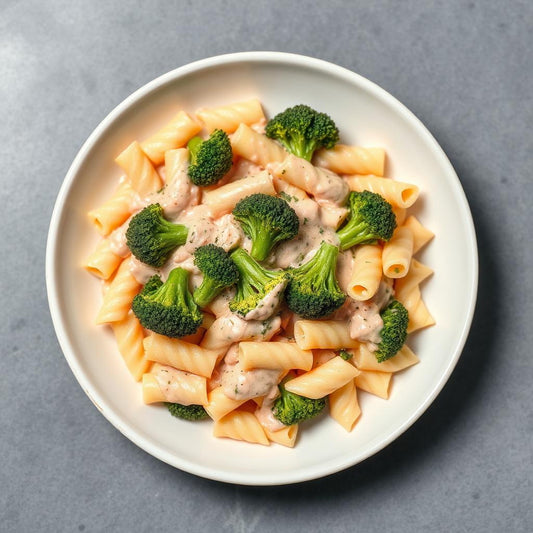 FN160 - Rotini Pasta con Brocoli en Salsa Rosada