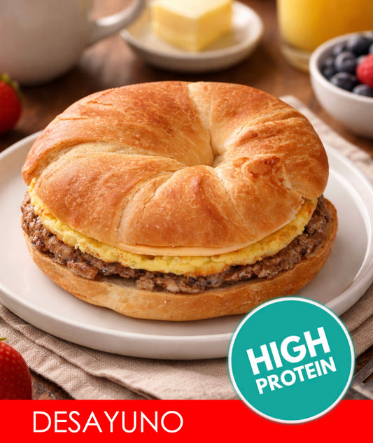 FNB052 - CROISSANT DE HUEVO QUESO Y SALCHICHA