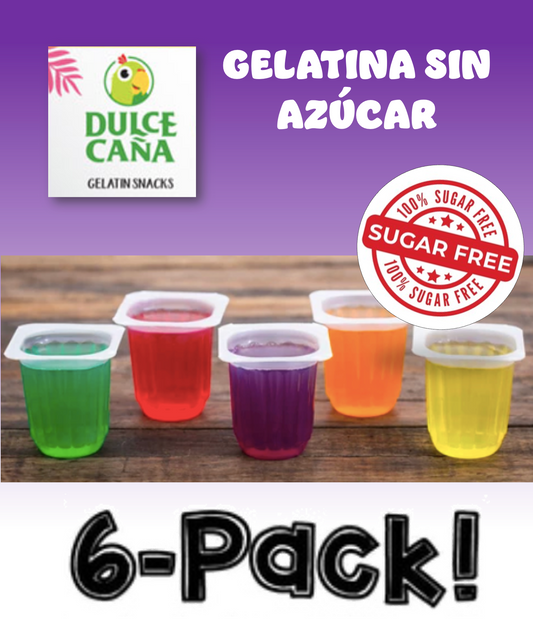 FNS14- GELATINA SUGAR FREE - Dulce Caña - 6pack