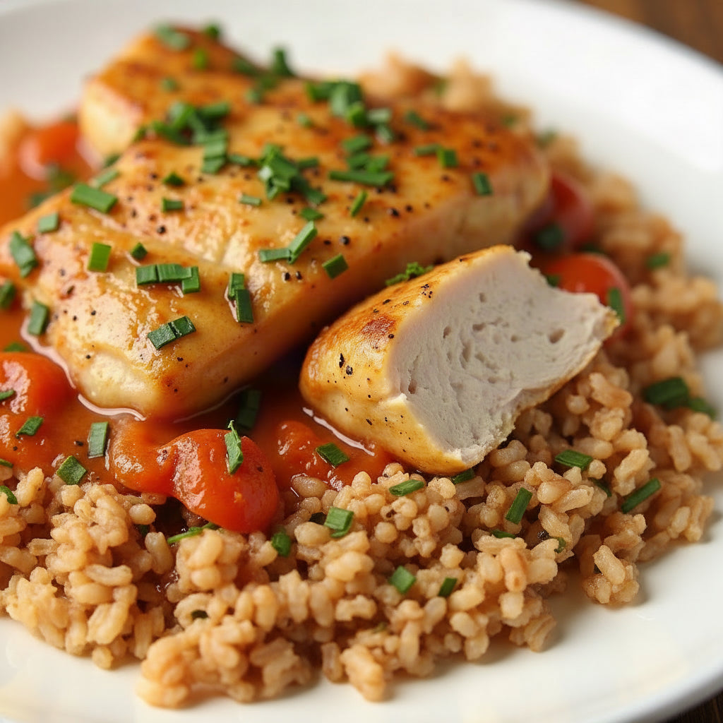 FN195- Pechuga de Pavo al Caldero y Arroz con Gandules