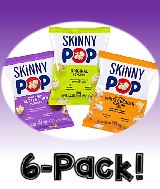 FNS16- SKINNYPOP Popcorn Bajo en Grasa - 6pack