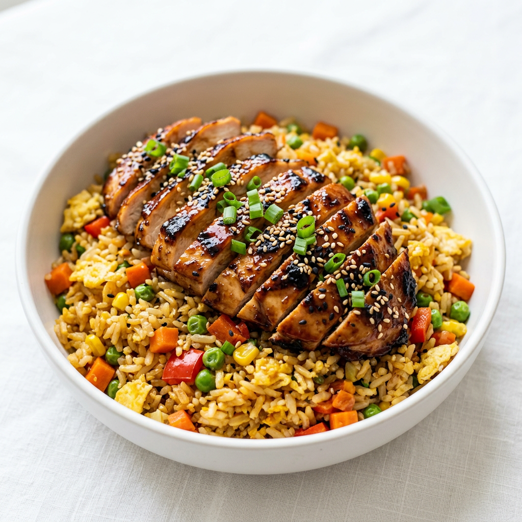 FN155 – Arroz Chino con Pollo Teriyaki