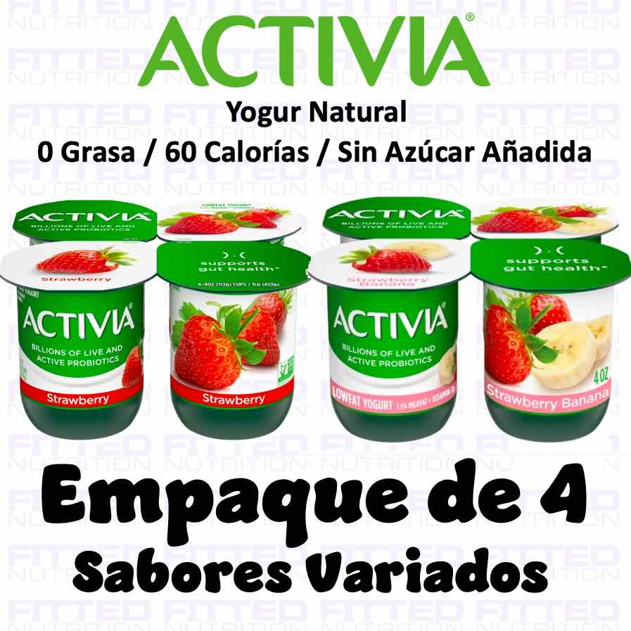 FNS15- Yogur ACTIVIA Libre de Grasa - 4pack