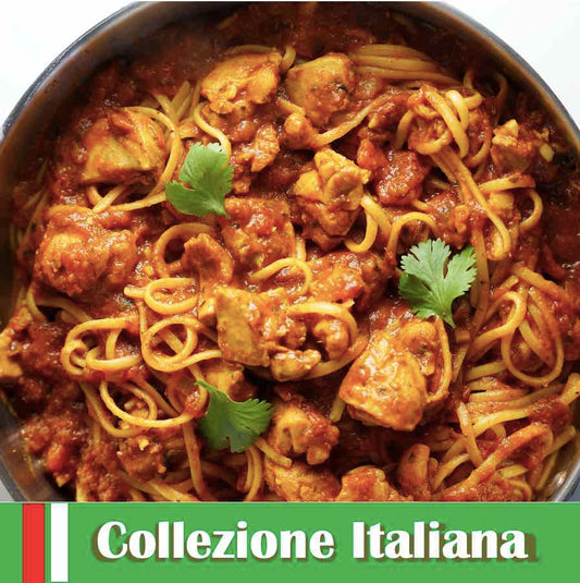 FN032- Spaghetti Marinara con Pechuga de Pollo