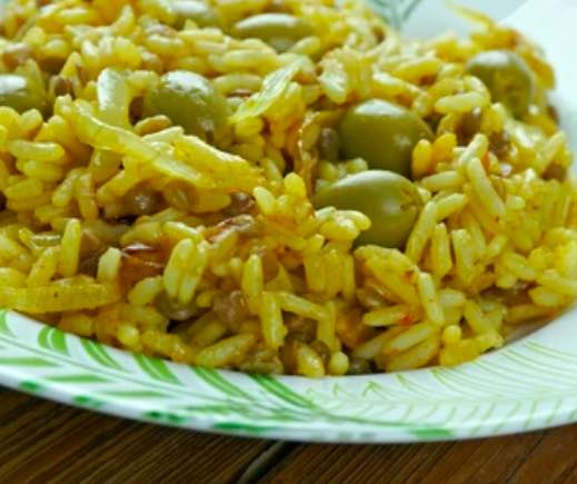 FN122- Arroz con Gandules, Pavo Molido y Vegetales