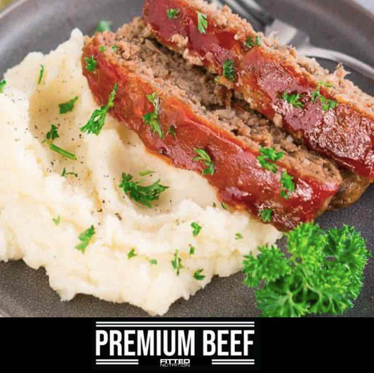 FN129- Meatloaf en Salsa con Majado de Papa Roja
