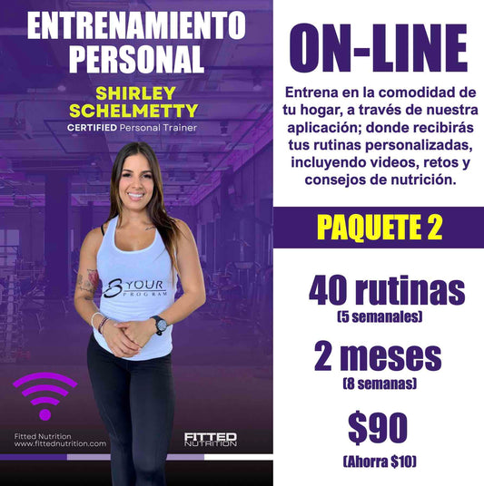 2 MESES - Entrenamiento Personal "On Line"